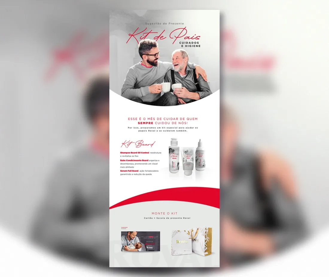 e-mail marketing do kit dia dos pais